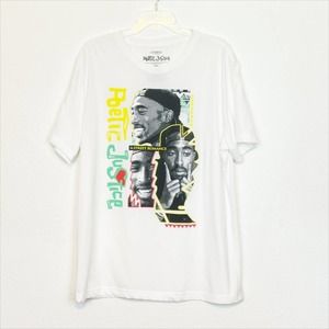 Hybrid Apparel Poetic Justice Short Sleeve T-Shirt White XL